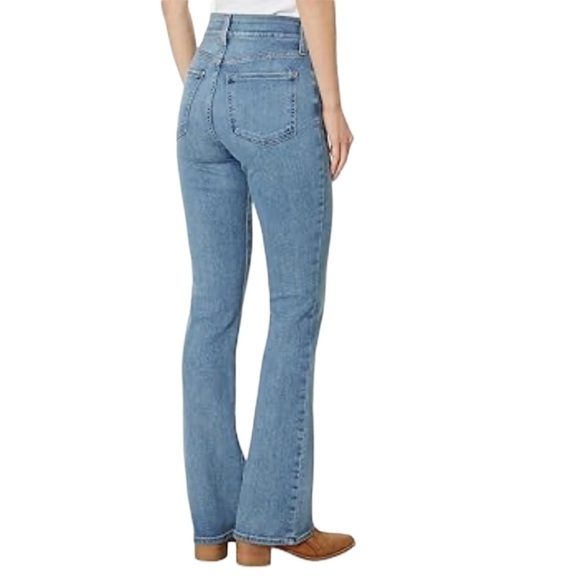 Kut from the Kloth Natalie Fab Ab Boot Cut Flare Leg Blue Denim Jeans Size 12 - Picture 2 of 15